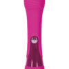 Key Virgo Silicone Body Massager Waterproof Raspberry Pink 8.5 Inch