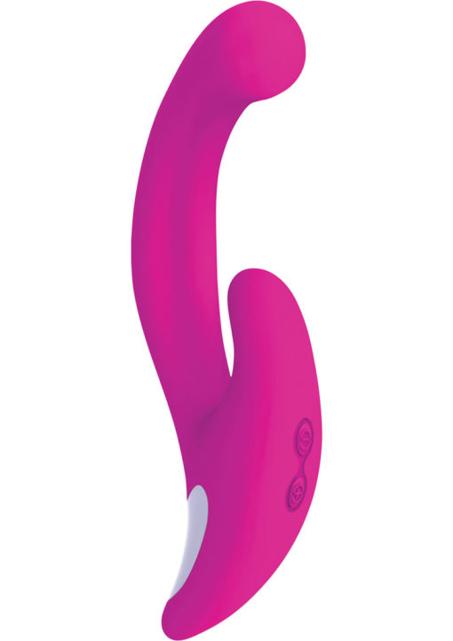Linea Duo Silicone Personal Massager Waterproof Pink