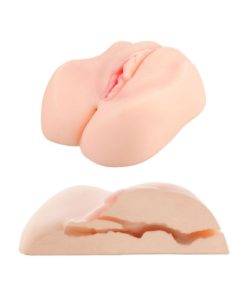 Linx Miss Mia Premium Vibrating Realistic Masturbator - Pussy And Butt - Vanilla