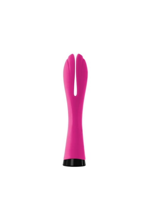 Luxe Collection Juliet Dual Seven Rechargeable Silicone Vibrator - Pink