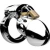 Master Series Incarcerator Adjustable Locking Chastity Cage - Silver