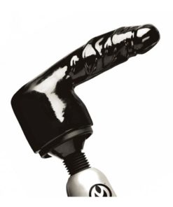 Master Series Thunder Shaft Penis Wand Attachment - Black