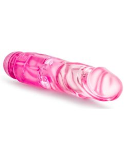 Naturally Yours The Little One Vibrating Dildo 6.7in - Pink