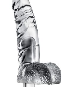 Naturally Yours Vibrating Ding Dong Dildo 6.5in - Clear