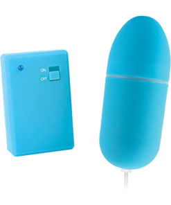 Neon Luv Touch Bullet With Remote Control - Blue