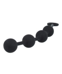 Nexus Excite Silicone Anal Beads - Medium - Black