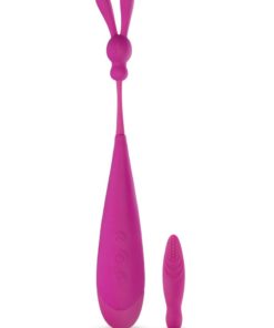 Noje Quiver Lily Clitoral Stimulator Rechargeable Silicone Vibrator With Two Heads
