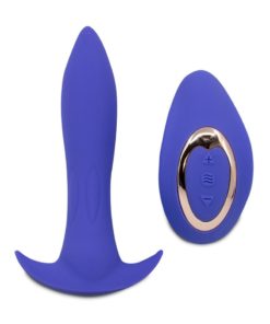 Nu Sensuelle Power Plug Rechargeable Silicone Vibrating Butt Plug - Ultra Violet