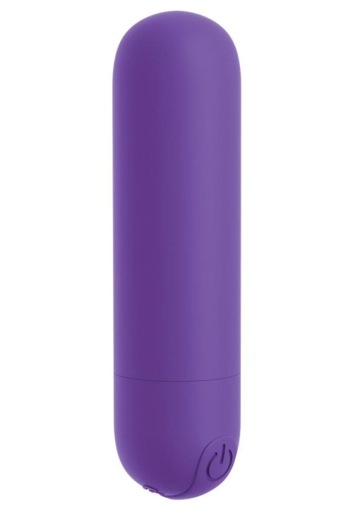 OMG! Bullets #Play Rechargeable Silicone Vibrating Bullet - Purple