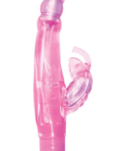 Orgasmic Gels Light UP Sensuous Butterfly Vibrator - Pink