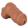 Packer Gear Ultra-Soft Silicone STP Hollow Packer - Chocolate