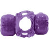 Partners Pleasure Ring Silicone Vibrating Cock Ring - Purple