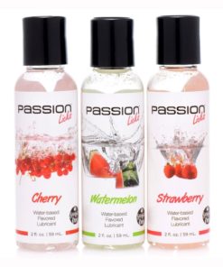 Passion Licks 3 Piece Flavored Water Based Lubricant Set (2oz each)