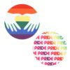 Peekaboo Pride Circles Pasties - Rainbow