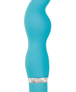 Perfection Lil Tease Silicone Vibrator - Turquoise 4.85 Inch