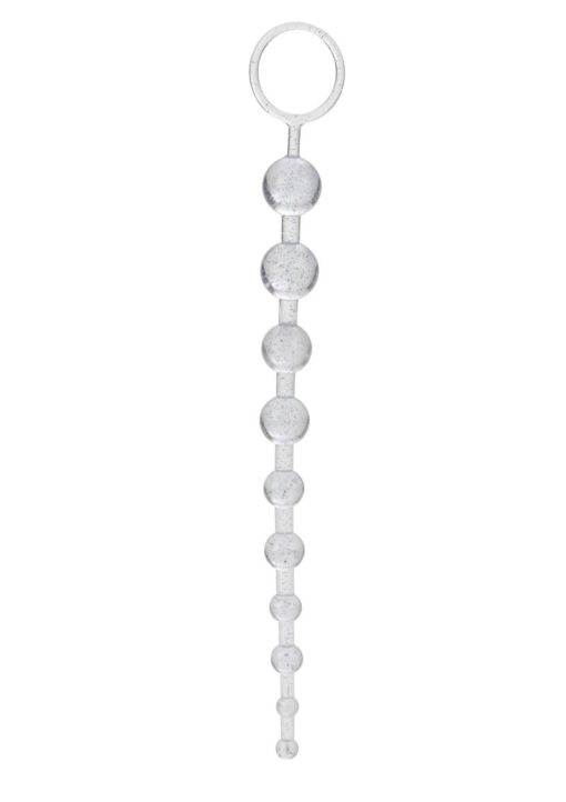 Platinum X 10 Anal Beads - Silver