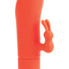 Posh 10 Function Pocket Pleaser Silicone Vibrator Waterproof Orange 4 Inch
