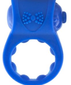 Primo Tux Silicone Vibrating Ring - Blue