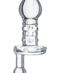 Prisms Lila Nubbed Glass Rotator - Clear