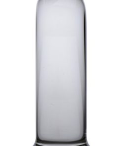 Prisms Pillar Large Cylinder Glass Anal Plug - Clear