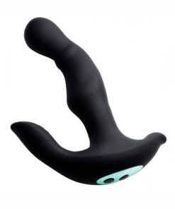 Prostatic Play Pro-Rim Rechargeable Silicone Prostate Stimulator with Rotating Beads - Black