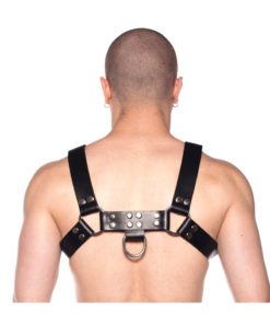 Prowler Red Butch Harness - Small - Black/Silver