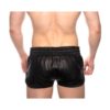 Prowler Red Leather Sport Shorts - XLarge - Black