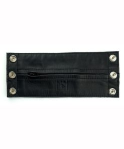 Prowler Red Leather Wrist Wallet - Small - Black/White