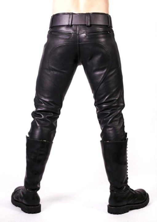 Prowler Red Prowler Leather Jeans 30in - Black