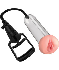 Pump Worx Beginner`s Pussy Pump Advanced Penis Enlargement System - Clear And Vanilla