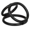 Quick Release Cock Cage Cock Ring - Black