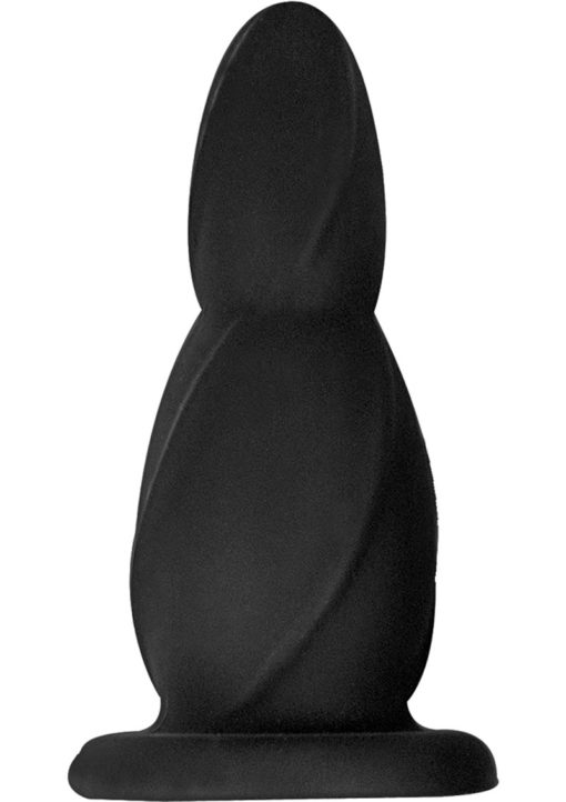 Ram Silicone Butt Plug 4in - Black