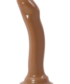 Real Nude Helio Silicone Dildo 7.5in - Caramel