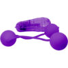 Real Skin Vibrating Ben Wa Kegal Balls - Purple