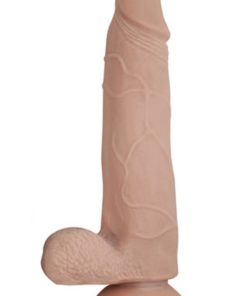 Realcocks Dual Layered 04 Bendable Thick Dildo 8in - Vanilla