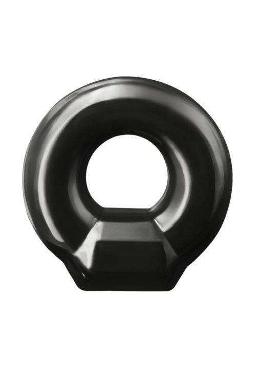 Renegade Drop Ring Super Stretchable Cock Ring - Black