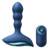 Renegade Mach 1 Rechargeable Silicone Vibrating Anal Stimulator With Remote Control - Blue