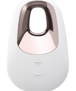 Satisfyer Layons White Temptation Silicone Magnetic USB Recharge Vibrator Waterproof White