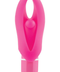 Screamin Demon Mini Vibe With Silicone Sleeve Waterproof Pink