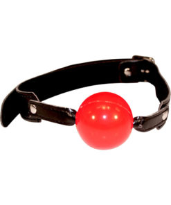 Sex and Mischief Solid Ball Gag - Red/Black