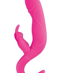 Sex Orgasm Bunny Rechargeable Silicone Vibrator - Pink