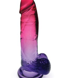 Shades Gradient 8in Dildo - Pink and Plum