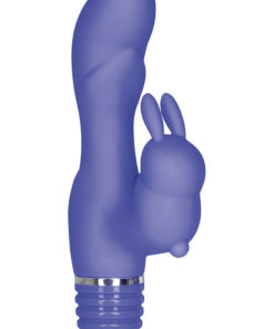 Silicone Bendies Bendi Bunny 10 Function Flexible Massager Waterproof Purple 4.5 Inch