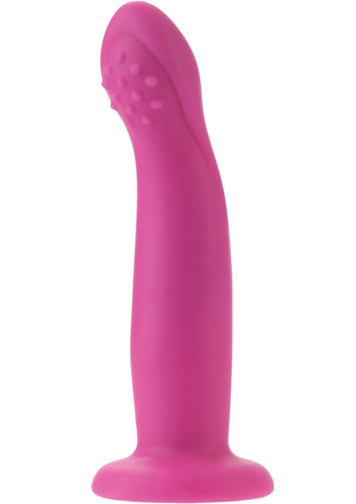 Silicone Love Rider G Caress Probe Pink 6 Inches