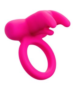 Silicone Rechargeable Triple Clit Flicker Stimulator - Pink