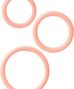 Silicone Support Rings Cock Rings (3 Piece Set) - Vanilla