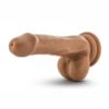 Silicone Willy`s Silicone Dildo With Balls 6in - Caramel