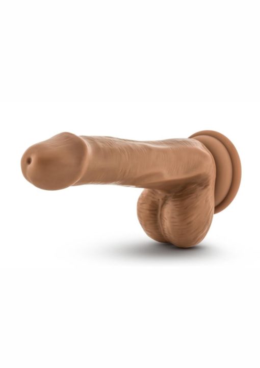 Silicone Willy`s Silicone Dildo With Balls 6in - Caramel