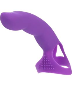 Simple And True Extra Touch Silicone Finger Massager - Purple