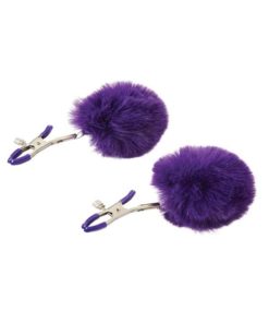 Sincerely Fur Adjustable Nipple Clamps - Purple